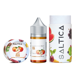 Saltica Apple Peach (Elma ve Şeftali) Salt Likit